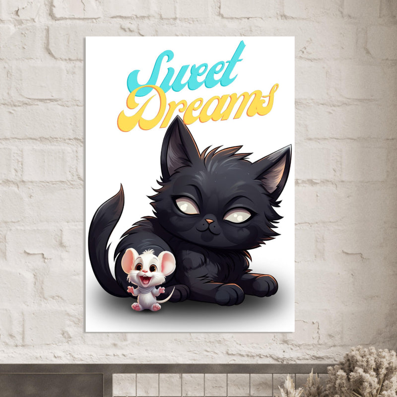 Póster de gato "Sweet Dreams" Gelato