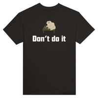 Camiseta Unisex Estampado de Gato "Don't do it" Michilandia | La tienda online de los fans de gatos