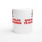 Taza Blanca con Impresión de Gato "Pelos Jedi" Michilandia | La tienda online de los fans de gatos