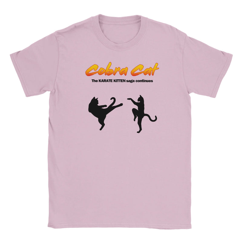 Camiseta Junior Unisex Estampado de Gato "Cobra Cat: La Saga Continúa" Michilandia | La tienda online de los fans de gatos