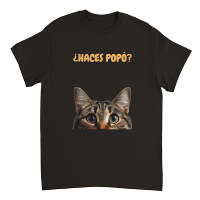 Camiseta Unisex Estampado de Gato 