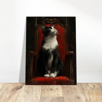 Lienzo de gato "Majestad Felina" Michilandia | La tienda online de los fans de gatos