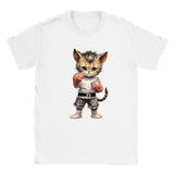 Camiseta unisex estampado de gato "Michi Hanma"