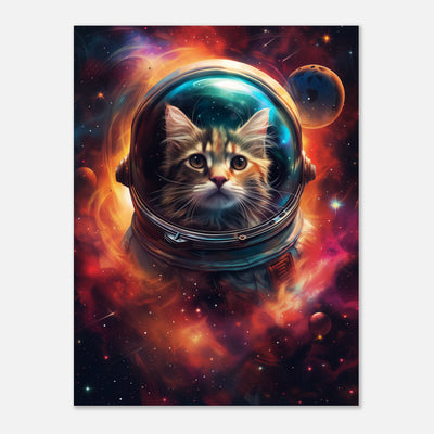 Panel de aluminio impresión de gato "Nebulosa Felina" Michilandia | La tienda online de los fans de gatos