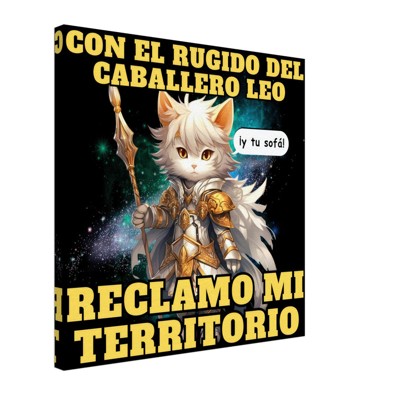 Lienzo de Gato "Caballero del Sofá" Michilandia | La tienda online de los amantes de gatos