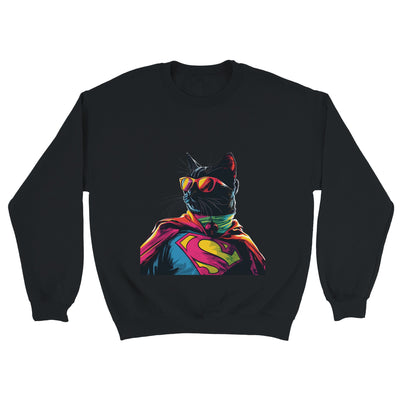 Sudadera de cuello redondo unisex clásica Michilandia | La tienda online de los fans de gatos