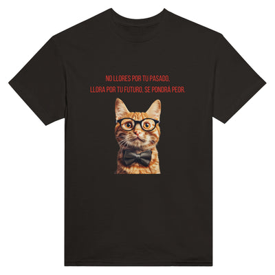 Camiseta Unisex Estampado de Gato 