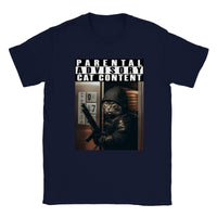 Camiseta unisex estampado de gato "Michi Braquo" Gelato