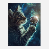 Lienzo de gato "Explorador Estelar" Michilandia | La tienda online de los fans de gatos