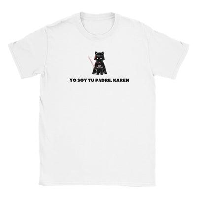 Camiseta Junior Unisex Estampado de Gato 