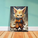 Póster de gato "Michi Super Saiyajin" Gelato