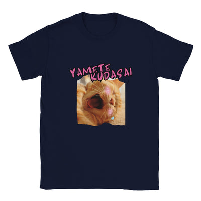 Camiseta unisex estampado de gato "Yamete Kitty" Michilandia | La tienda online de los amantes de gatos