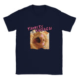 Camiseta unisex estampado de gato "Yamete Kitty" Navy