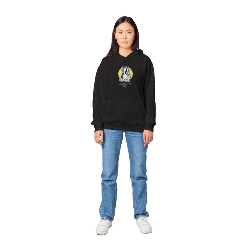 Sudadera con Capucha Unisex Estampado de Gato "Zen Felino" Michilandia