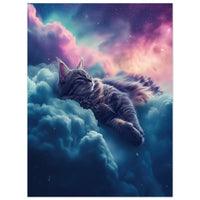Panel de aluminio impresión de gato "Aurora Felina" Michilandia | La tienda online de los fans de gatos