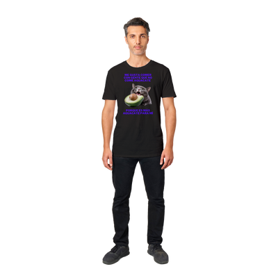 Camiseta unisex estampado de gato "Aguacate" Gelato