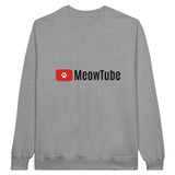 Sudadera Unisex Estampado de Gato "MeowTube" Michilandia | La tienda online de los fans de gatos