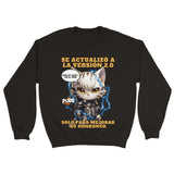 Sudadera unisex estampado de gato "Cyborg Kitty" Michilandia | La tienda online de los amantes de gatos