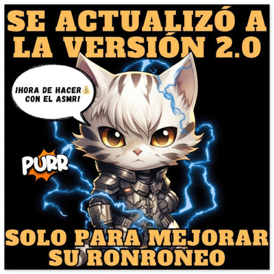 Panel de aluminio impresión de gato "Cyborg Kitty" Michilandia | La tienda online de los amantes de gatos