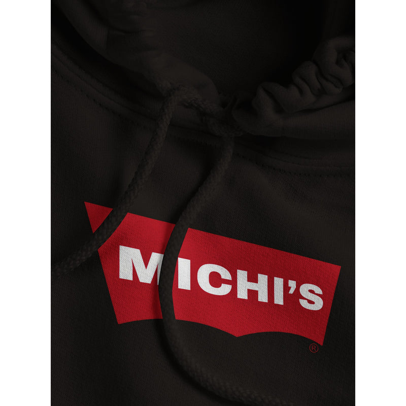 Sudadera con Capucha Unisex Estampado de Gato "Michi's Denim" Michilandia | La tienda online de los fans de gatos