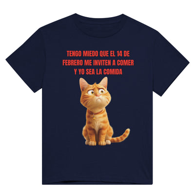 Camiseta Unisex Estampado de Gato "Cita Miau" Michilandia | La tienda online de los fans de gatos