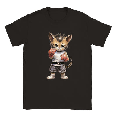 Camiseta unisex estampado de gato 