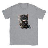 Camiseta unisex estampado de gato "Berserkitty"