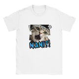 Camiseta unisex estampado de gato "Exclamación Gatuna" Michilandia | La tienda online de los amantes de gatos