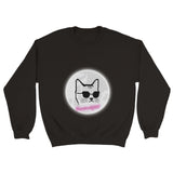 Sudadera Unisex Estampado de Gato "Puurr Night" Michilandia | La tienda online de los fans de gatos