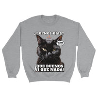 Sudadera unisex estampado de gato "Amanecer Hostil" Michilandia | La tienda online de los amantes de gatos