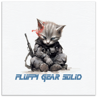 Lienzo de gato "Fluffy Gear Solid" Gelato