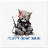 Lienzo de gato "Fluffy Gear Solid"