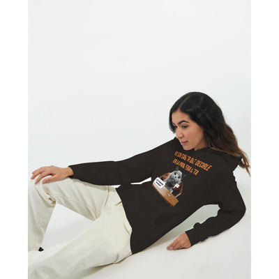 Sudadera con Capucha Unisex Estampado de Gato "Rompehielos" Michilandia