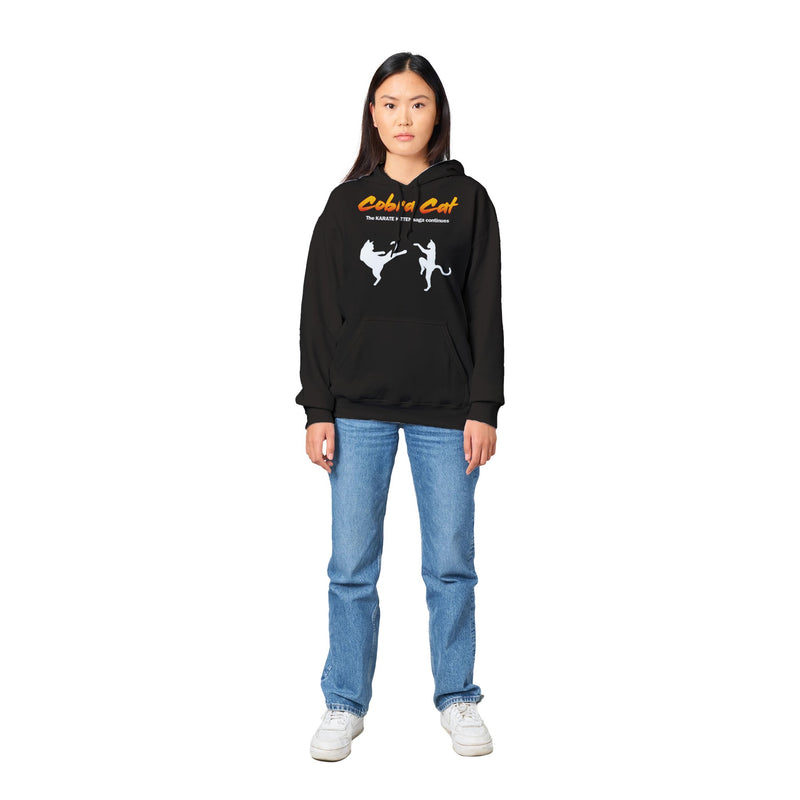 Sudadera con Capucha Unisex Estampado de Gato "Cobra Cat: La Saga Continúa" Michilandia | La tienda online de los fans de gatos