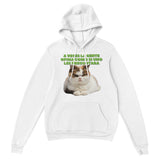 Sudadera con Capucha Unisex Estampado de Gato "Opiniones No Solicitadas" Michilandia | La tienda online de los fans de gatos