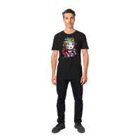 Camiseta unisex estampado de gato "El Super Michi" Gelato
