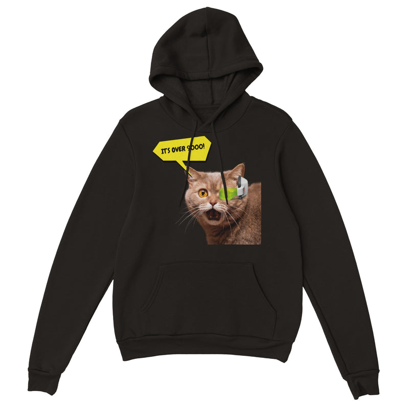 Sudadera con Capucha Unisex Estampado de Gato "9000 Miaus" Michilandia