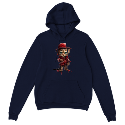 Sudadera con capucha unisex estampado de gato "Michi Krueger" Gelato