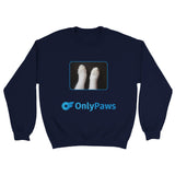 Sudadera Unisex Estampado de Gato "Only Paws" Michilandia | La tienda online de los fans de gatos