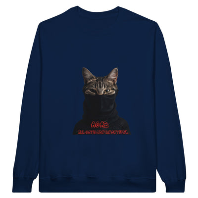 Sudadera Unisex Estampado de Gato "Revolución Gatuna" Michilandia