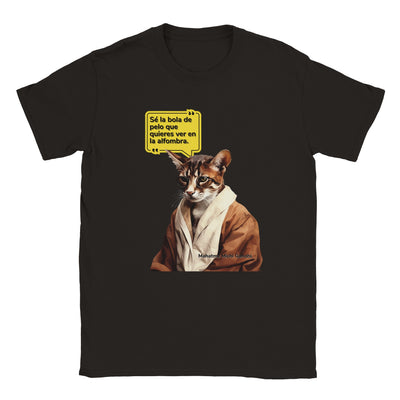 Camiseta unisex estampado de gato 