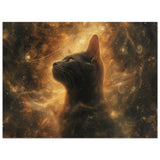 Panel de madera impresión de gato "Espectro Sagrado" Michilandia | La tienda online de los fans de gatos