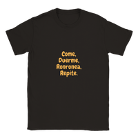 Camiseta unisex estampado de gato "Ronronea" Gelato