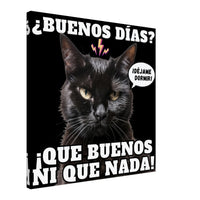 Lienzo de Gato "Amanecer Hostil" Michilandia | La tienda online de los amantes de gatos