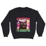 Sudadera Unisex Estampado de Gato "Momento de Distancia" Michilandia