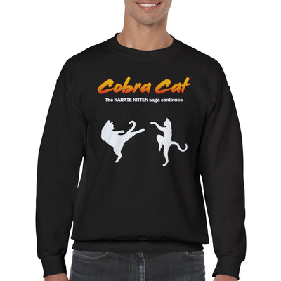 Sudadera Unisex Estampado de Gato 