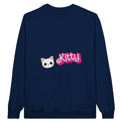 Sudadera Unisex Estampado de Gato "Kitty Barbie" Michilandia