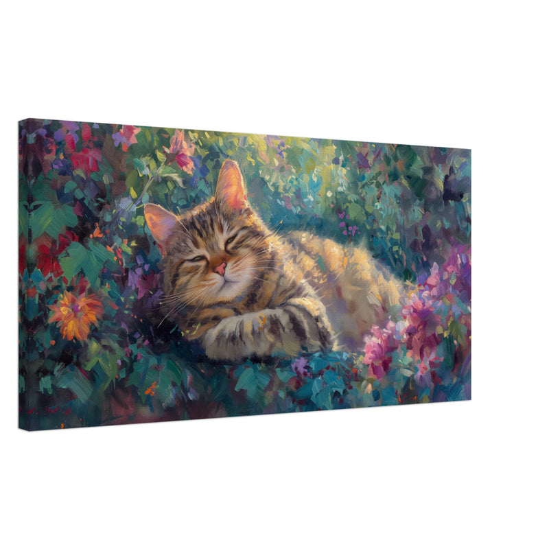 Lienzo de gato "Monet Miau" Michilandia | La tienda online de los fans de gatos