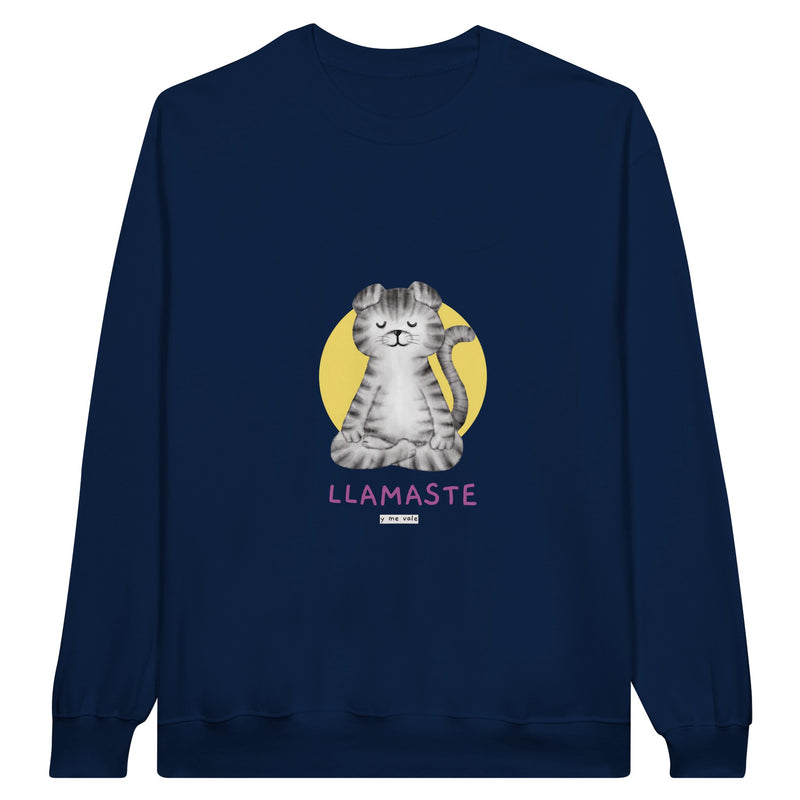 Sudadera Unisex Estampado de Gato "Zen Felino" Michilandia