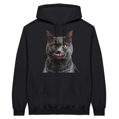 Sudadera con Capucha Unisex Estampado de Gato 